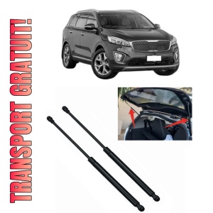 Set 2 amortizoare portbagaj haion KIA SORENTO III (UM) din 2015-2020, 2 bucati, KROSNO, 4 stickere auto KIA