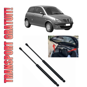 Set 2 amortizoare portbagaj haion LANCIA YPSILON (843_) din 2003-2011, 2 bucati, KROSNO, 4 stickere auto LANCIA