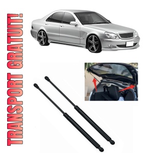 Set 2 amortizoare portbagaj haion MERCEDES-BENZ S-CLASS (W220, V220) din 1998-2005, 2 bucati, KROSNO, 4 stickere auto MERCEDES-BENZ