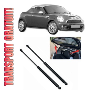 Set 2 amortizoare portbagaj haion MINI Coupe (R58) din 2010-2015, 2 bucati, KROSNO, 4 stickere auto MINI