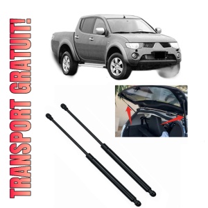 Set 2 amortizoare portbagaj haion MITSUBISHI L200 / TRITON (KA_T, KB_T) din 2007-2015, 2 bucati, KROSNO, 4 stickere auto MITSUBISHI