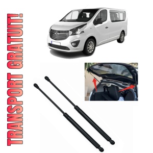 Set 2 amortizoare portbagaj haion OPEL VIVARO B Bus (X82) din 2014-2019, 2 bucati, KROSNO, 4 stickere auto OPEL