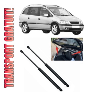 Set 2 amortizoare portbagaj haion OPEL ZAFIRA A MPV (T98) din 1999-2005, 2 bucati, MAGNUM TECHNOLOGY, 4 stickere auto OPEL