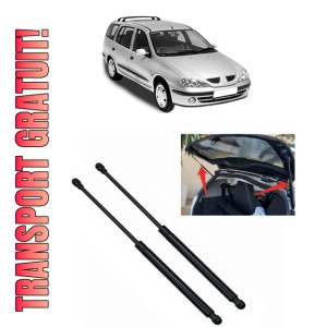Set 2 amortizoare portbagaj haion RENAULT MEGANE I Grandtour (KA0/1_) din 1999-2003, 2 bucati, KROSNO, 4 stickere auto RENAULT