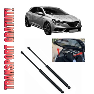 Set 2 amortizoare portbagaj haion RENAULT MEGANE IV Hatchback (B9A/M/N_) din 2015-2021, 2 bucati, KROSNO, 4 stickere auto RENAULT