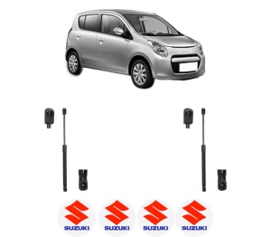 Set 2 amortizoare portbagaj haion SUZUKI ALTO VII (GF, HA25_, HA35_) din 2009-2012, 2 bucati, MAGNUM TECHNOLOGY, 4 stickere auto SUZUKI v3037