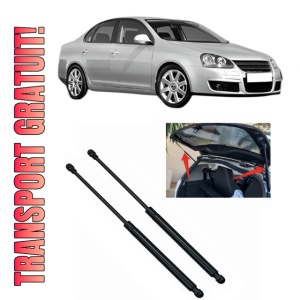 Set 2 amortizoare portbagaj haion Volkswagen JETTA III (1K2) din 2004-2010, 2 bucati, KROSNO, 4 stickere auto Volkswagen