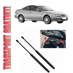 Set 2 amortizoare portbagaj haion VOLVO C70 I Coupe (872) din 1997-2002, 2 bucati, KROSNO, 4 stickere auto VOLVO