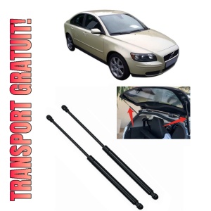 Set 2 amortizoare portbagaj haion VOLVO S40 II (544) din 2004-2012, 2 bucati, KROSNO, 4 stickere auto VOLVO