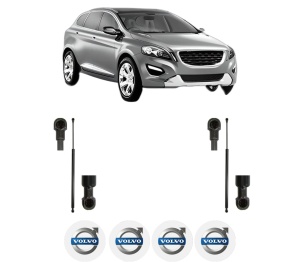Set 2 amortizoare portbagaj haion VOLVO XC60 I VAN (156) din 2013-2017, 2 bucati, MAGNUM TECHNOLOGY, 4 stickere auto VOLVO v3937