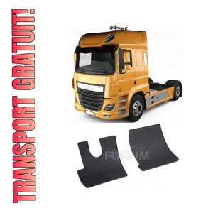 Set 2 covorase Daf Cf Euro 6 2014-prezent, din cauciuc 100%, compatibile cu autoturismul DAF CF