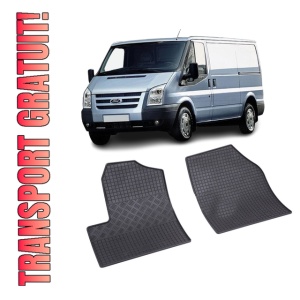 Set 2 covorase Ford Transit Connect 2M 2003-2013, din cauciuc 100%, compatibile cu autoturismul FORD Transit