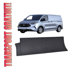 Set 2 covorase Ford Transit Custom Randul 2 2024-prezent, din cauciuc 100%, compatibile cu autoturismul FORD Transit