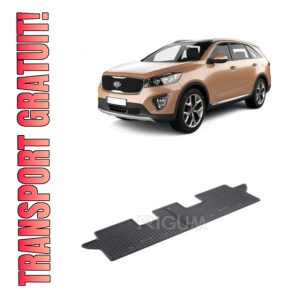 Set 2 covorase Kia Sorento Randul 3 2015-2020, din cauciuc 100%, compatibile cu autoturismul KIA Sorento