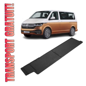 Set 2 covorase Volkswagen T6. 1 Transporter/Caravelle 2015-2019 , din cauciuc 100%, compatibile cu autoturismul Volkswagen T6