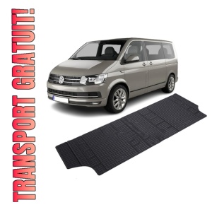 Set 2 covorase Volkswagen T6 Multivan 2015- prezent, Randul 3 din cauciuc 100%, compatibile cu autoturismul Volkswagen