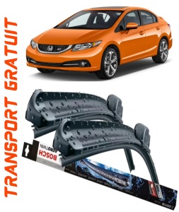 Set 2 stergatoare parbriz AR655S (650mm x 550mm) pentru Honda Civic Sedan (FB) (09.11-08.13) Bosch accesorii pentru autoturismul tau - masina v218416