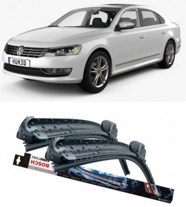 Set 2 stergatoare parbriz Bosch Aerotwin pentru Volkswagen Passat (362) (08.10 - 12.14) Bosch accesorii pentru autoturismul tau - masina v217235