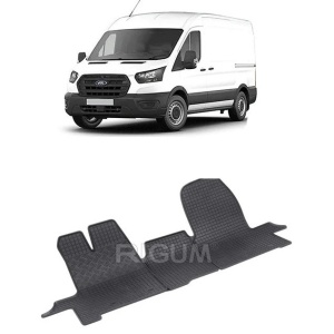 Set 3 covorase Ford Transit 3M 2015-2020, din cauciuc 100%, compatibile cu autoturismul FORD Transit v1890