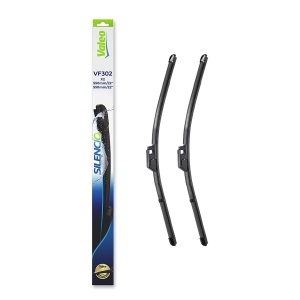 Set 3 stergatoare AUDI A4 B7 Avant (8ED) din 2004 - 2008, pentru parbriz si luneta fata si spate auto, Valeo Silencio, din cauciuc siliconat rezistent, 4 Stickere Auto AUDI v14919