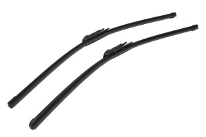Set 3 stergatoare BMW Seria 5 Touring (E61) din 2004 - 2010, pentru parbriz si luneta fata si spate auto, Bosch Twin, din cauciuc siliconat rezistent, 4 Stickere Auto BMW v4162