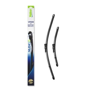 Set 3 stergatoare CHEVROLET AVEO / KALOS Hatchback (T250, T255) din 2007 - 2012, pentru parbriz si luneta fata si spate auto, Valeo Silencio, din cauciuc siliconat rezistent, 4 Stickere Auto CHEVROLET v14823