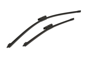 Set 3 stergatoare CITROEN C4 CACTUS Van (0B_, 0P_) din 2019, pentru parbriz si luneta fata si spate auto, Bosch Twin, din cauciuc siliconat rezistent, 4 Stickere Auto CITROEN v3574