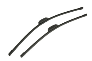 Set 3 stergatoare JEEP GRAND CHEROKEE VAN (WK2) din 2013, pentru parbriz si luneta fata si spate auto, Bosch Twin, din cauciuc siliconat rezistent, 4 Stickere Auto JEEP v4746