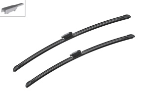 Set 3 stergatoare MINI MINI COUNTRYMAN (F60) din 2016 - 2019, pentru parbriz si luneta fata si spate auto, Bosch Aerotwin, din cauciuc siliconat rezistent, 4 Stickere Auto MINI v6928