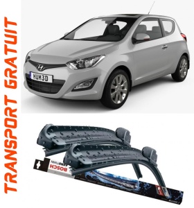 Set 3 stergatoare parbriz Bosch Bosch Aerotwin compatibile cu Hyundai I20 2018 - Prezent (60 cm / 40 cm) accesorii pentru autoturismul tau - masina v3201