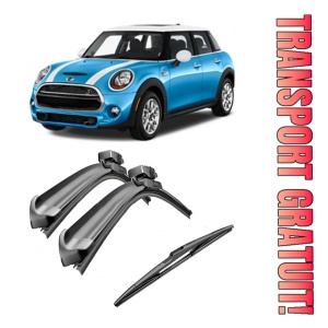 Set 3 stergatoare parbriz si luneta AR142S (475mm x 450mm) pentru MINI Mini (F 56) (03.14-) Bosch