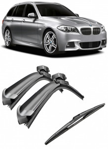 Set 3 stergatoare parbriz si luneta Bosch Aerotwin pentru BMW 5 (F 11) Touring (09.10 -) Bosch accesorii pentru autoturismul tau - masina v218843