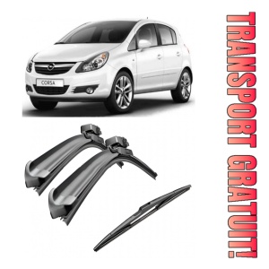 Set 3 stergatoare parbriz si luneta Bosch Aerotwin pentru Opel Corsa (D) (07.06 - 11.10) Bosch