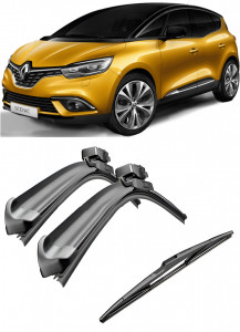 Set 3 stergatoare parbriz si luneta Bosch Aerotwin pentru Renault Grand Scénic IV (R9) (11.16 -) Bosch accesorii pentru autoturismul tau - masina v219170