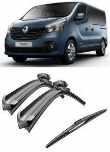 Set 3 stergatoare parbriz si luneta Bosch Aerotwin pentru Renault Trafic III (EG/FG/JG) (05.14 -) Bosch accesorii pentru autoturismul tau - masina v220009