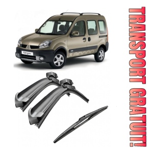 Set 3 stergatoare parbriz si luneta Bosch Aerotwin pentru Renault Kangoo(FW/KW) II (01.08 -) Bosch