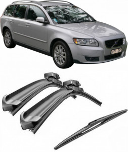 Set 3 stergatoare parbriz si luneta Bosch Aerotwin pentru Volvo V50 (08.05 - 12.12) Bosch accesorii pentru autoturismul tau - masina v219948
