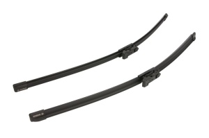 Set 3 stergatoare SMART FORTWO Coupe (451) din 2007-2013, pentru parbriz si luneta fata si spate auto, Bosch Twin-Aerotwin, din cauciuc siliconat rezistent, 4 Stickere Auto SMART - Img 5