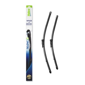 Set 3 stergatoare Volkswagen CRAFTER 30-50 Van (2E_) din 2006 - 2016, pentru parbriz si luneta fata si spate auto, Valeo Silencio Xtrm, din cauciuc siliconat rezistent, 4 Stickere Auto VW v14223