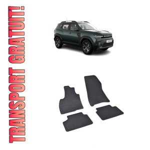 Set 4 covorase Dacia Duster Hev 2024-prezent, din cauciuc 100%, compatibile cu autoturismul DACIA Duster