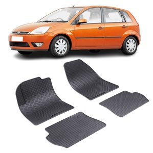 Set 4 covorase Ford Fiesta 2002-2012, din cauciuc 100%, compatibile cu autoturismul FORD Fiesta v679