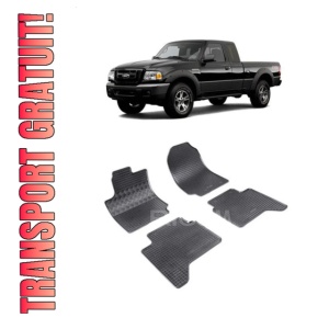 Set 4 covorase Ford Ranger 2012-2015, din cauciuc 100%, compatibile cu autoturismul FORD Ranger