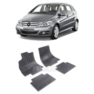 Set 4 covorase Mercedes B-Klasse 2005-2011, din cauciuc 100%, compatibile cu autoturismul MERCEDES B-Klasse v5969