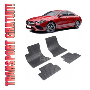 Set 4 covorase Mercedes Gla 2014-2019, din cauciuc 100%, compatibile cu autoturismul MERCEDES GLA