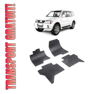 Set 4 covorase Mitsubishi Pajero 5-Usi 2000-2007, din cauciuc 100%, compatibile cu autoturismul MITSUBISHI Pajero