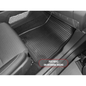 Set 4 covorase Renault Arkana 2021-prezent, din cauciuc 100%, compatibile cu autoturismul RENAULT Arkana v5060