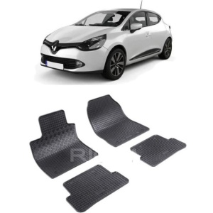 Set 4 covorase Renault Clio Hb/Grantour Iv 2012-2019, din cauciuc 100%, compatibile cu autoturismul RENAULT Clio v3851