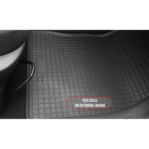 Set 4 covorase Renault Clio Hb/Grantour Iv 2012-2019, din cauciuc 100%, compatibile cu autoturismul RENAULT Clio v3854