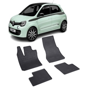 Set 4 covorase Renault Twingo 2015-prezent, din cauciuc 100%, compatibile cu autoturismul RENAULT Twingo v5783