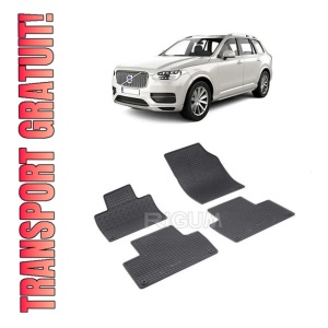 Set 4 covorase Volvo Xc90 2015-prezent, din cauciuc 100%, compatibile cu autoturismul VOLVO XC90